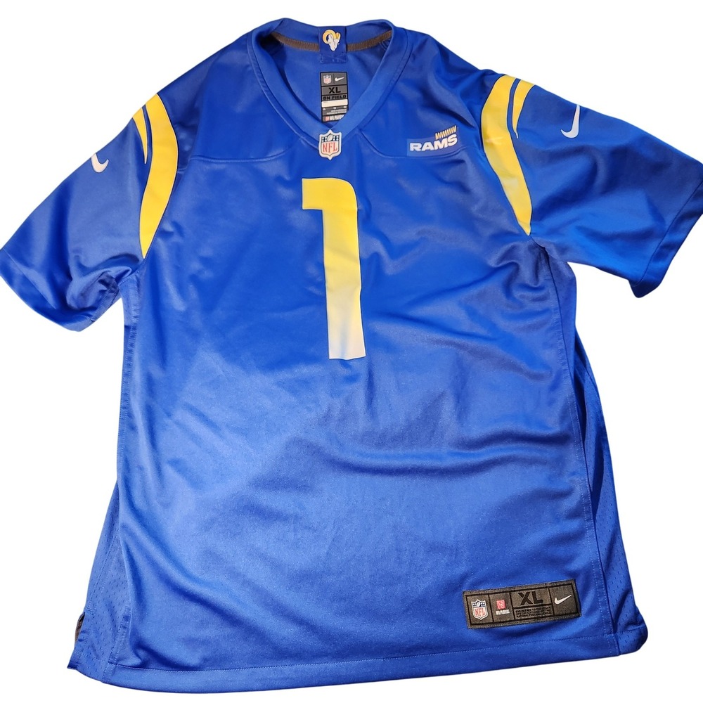 Los Angeles Rams Jersey Mens XL Blue NFL Football‎ Robinson II 1 Nike On Field